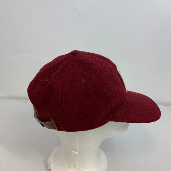 Portland Gear Mens “P” Oregon Map Wool Blend Leather Strapback Hat Cap‎ - Picture 4 of 7